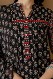Black Printed Kurti Palazzo Set with Dupatta β Traditional Daily Wear for Women