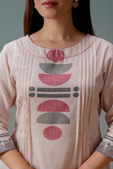 Elegant Pastel Kurti Set with Dupatta – Soft Cotton Daily Wear Outfit
